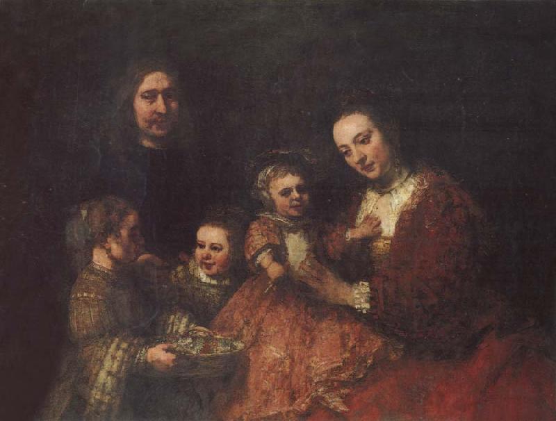 REMBRANDT Harmenszoon van Rijn Family Group oil painting image